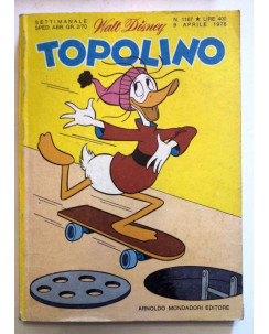 Topolino n.1167 * 9 aprile 1978 * B * Walt Disney - Mondadori