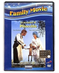 DVD Family movie le avventure di Pinocchio ed. Fabbri ita EDITORIALE usato B16