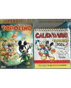 Topolino n.3549 con allegato CALENDARIO di Walt Disney NUOVO ed. Mondadori FU24