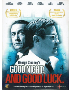DVD Good night, and good luck ed. 20th Century Fox EDITORIALE ita usato B22