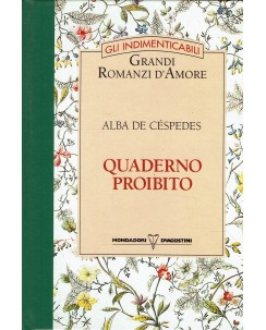 Romanzi d'amore Alba De Cespedes : quaderno proibito ed. Mondadori A93