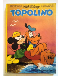 Topolino n.1188 3 settembre 1978 ed. Walt Disney Mondadori