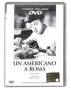 DVD Cinema italiano Un americano a Roma EDITORIALE ita usato B21