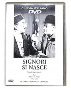 DVD Cinema italiano Signori si nasce ed. RHV EDITORIALE ita usato B21