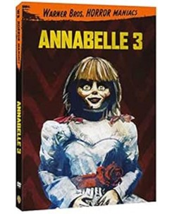 DVD Warner Bros horror maniacs Annabelle 3 ed. Warner Bros ita usato B21