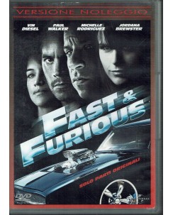 DVD  Fast and furious ed. Universal EX NOLEGGIO ita usato B23