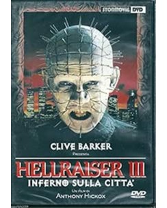 DVD Hellraiser III inferno sulla città ed. Stormovie EDITORIALE ita usato B23
