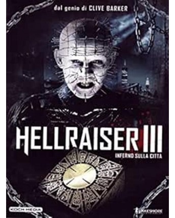 DVD Hellraiser III inferno sulla città ed. Koch Media ita usato B23