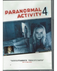 DVD Paranormal activity 4 ed. Paramount ita usato B23