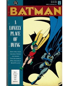 Batman a lonely place of dying di Wolfman in lingua originale ed. Dc Comics OL17