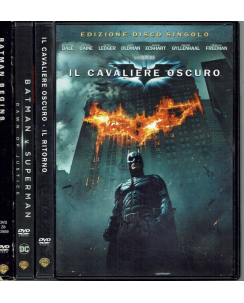DVD  Il cavaliere oscuro 4 film ed. Warner Bros usato B23