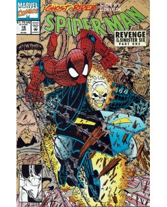 Ghost rider side by side with spider man  18 di Larsen ed. Marvel Comics SU16