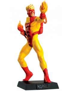 Eaglemoss supereroi Marvel Pyro statuina 8 cm con scatola Gd47