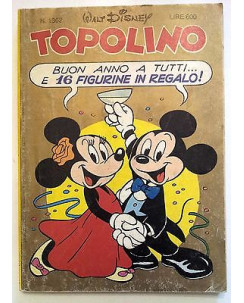 Topolino n.1362 3 gennaio 1982 ed. Walt Disney Mondadori