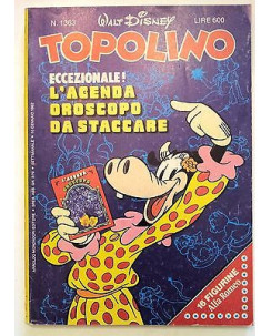 Topolino n.1363  10 gennaio 1982 ed. Walt Disney  Mondadori