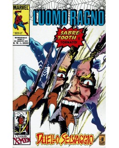 L'Uomo Ragno N.  78 duello selvaggio ed.Star Comics - Spiderman