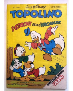 Topolino n.1491 * 24 giugno 1984 * Walt Disney - Mondadori