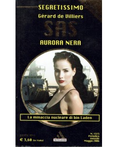 Segretissimo SAS 1515 Gerard De Villiers : aurora nera ed. Mondadori A72