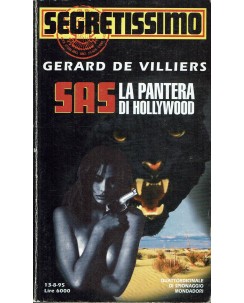 Segretissimo 1286 Gerard De Villers : Sas pantera Hollywood ed. Mondadori A72