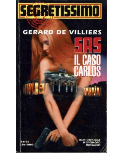 Segretissimo 1281 Gerard De Villers : Sas caso Carlos ed. Mondadori A72