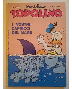 Topolino n.1555 15 settembre 1985 ed. Walt Disney - Mondadori