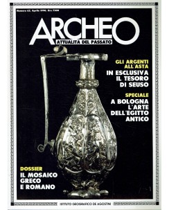 Archeo n.  62 anno '90 il mosaico greci e romano ed. De Agostini FF07