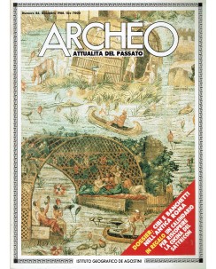 Archeo n.  46 anno '89 cibi e banchetti nell'antica Roma ed. De Agostini FF03