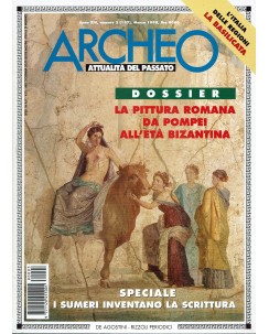 Archeo n. 157 anno '98 pittura romana da Pompei ed. De Agostini FF03