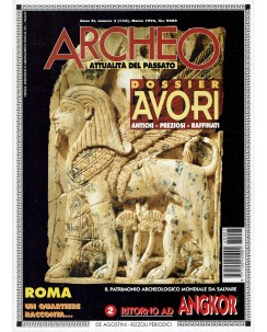 Archeo n. 133 anno '96 Avori antichi preziosi raffinati ed. De Agostini FF05