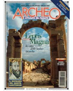 Archeo n. 127 anno '95 Leptis Magna città ombre bianche ed. De Agostini FF05
