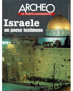 Archeo nuove monografie 5 Israele paese testimone ed. De Agostini FF09