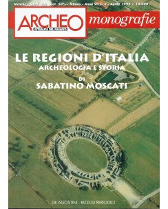 Archeo monografie   2 '98 regioni d'Italia ed. De Agostini FF01