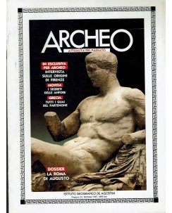Archeo  24 anno '87 la Roma di Augusto ed. De Agostini FF01