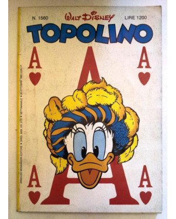 Topolino n.1560 * 20 ottobre 1985 * Walt Disney - Mondadori