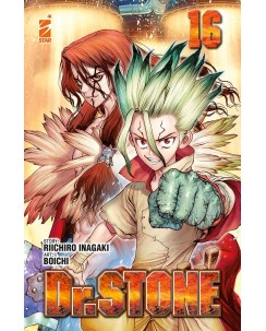 Dr. Stone 16 di R. Inagaki e Boichi ed. Star Comics NUOVO