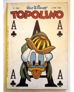 Topolino n.1561 27 ottobre 1985 ed. Walt Disney Mondadori