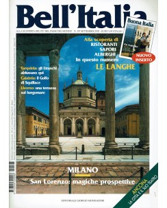 Bell'Italia 197 sett. 2002 le langhe ed. Mondadori FF12