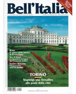 Bell'Italia 202 feb. 2003 Torino Roma Val di Fassa ed. Mondadori FF12