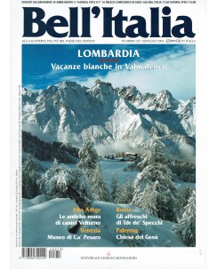 Bell'Italia 213 gen. 2004 Lombardia vacanze bianche ed. Mondadori FF12