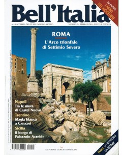 Bell'Italia 214 feb. 2004 Roma arco trionfale Settimo Severo ed. Mondadori FF12