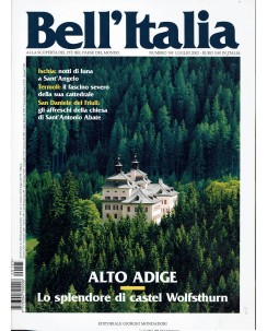 Bell'Italia 195 lug. 2002 Alto Adige Ischia ed. Mondadori FF12