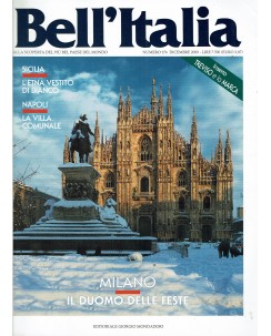 Bell'Italia 176 dic. 2000 Milano il duomo delle feste ed. Mondadori FF12