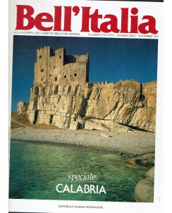 Bell'Italia  10 nov. 1992 speciale Calabria ed. Mondadori FF01