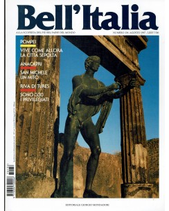 Bell'Italia 136 ago. 1997 Pompei Anacapri ed. Mondadori FF04