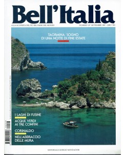 Bell'Italia 137 set. 1997 Teormina laghi di Fusine Corinaldo ed. Mondadori FF04
