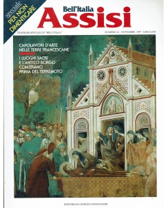 Bell'Italia  16 nov. 1997 Assisi ed. Mondadori FF04