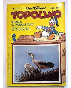 Topolino n. 1574 * 26 gennaio 1986 * Walt Disney - Mondadori - MM