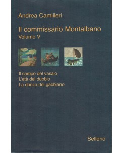 Andrea Camilleri : commisario Montalbano volume V ed. Sellerio A59