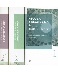 Nicola Abbagnano : storia della filosofia 1/3 ed. UTET A24