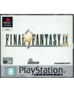 Videogioco Playstation Platinum Final Fantasy IX 4 dischi USATO Squaresoft B04